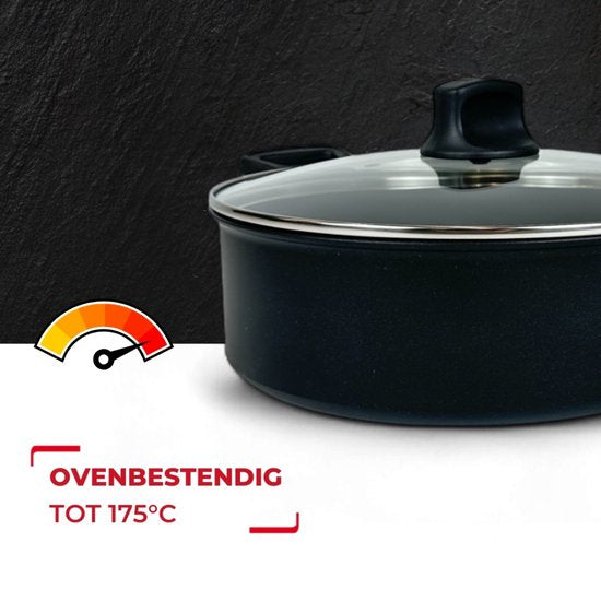 Tefal Hard Titanium PRO Hapjespan Ø 28 cm, Alle Warmtebronnen