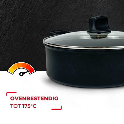 Tefal Hard Titanium PRO Hapjespan Ø 28 cm, Alle Warmtebronnen