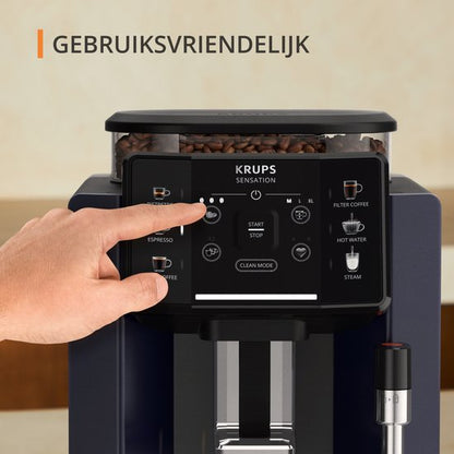 Krups Sensation C50 Volautomatische Espressomachine EA910B, Zwart