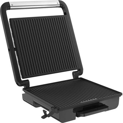 Tefal Inicio Grill Adjust, Contactgrill, Multifunctionele Paninigrill, GC242D, RVS, 2000W