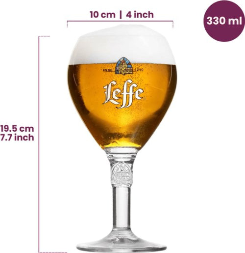Leffe Bierglazen 33cl - 2 Stuks - Op Voet