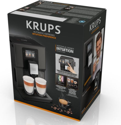 Volautomatische Espressomachine - Krups Intuition Preference EA872B - Touchscreen - Zwart