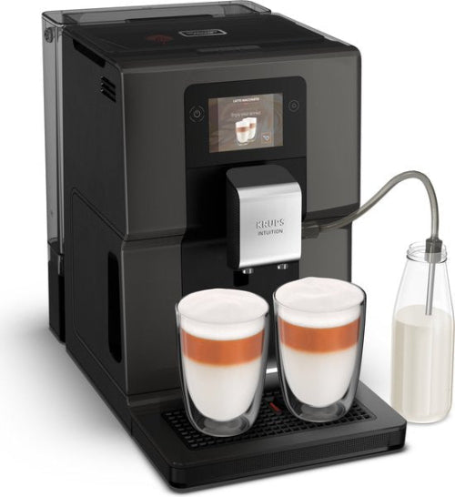 Volautomatische Espressomachine - Krups Intuition Preference EA872B - Touchscreen - Zwart