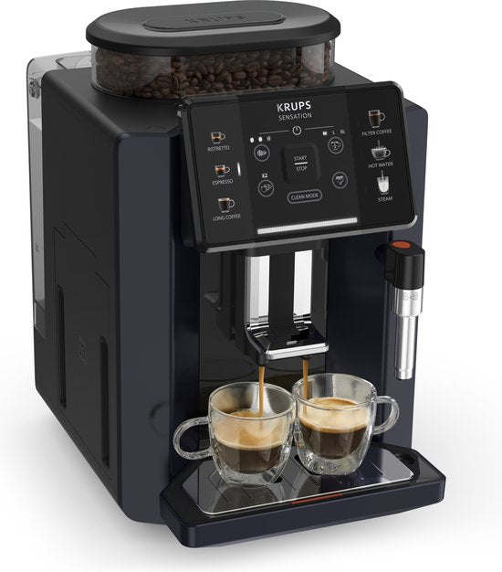 Krups Sensation C50 Volautomatische Espressomachine EA910B, Zwart