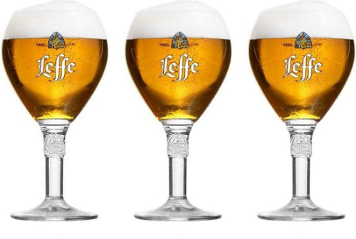 Leffe Bierglazen 33cl - 3 Stuks - Op Voet