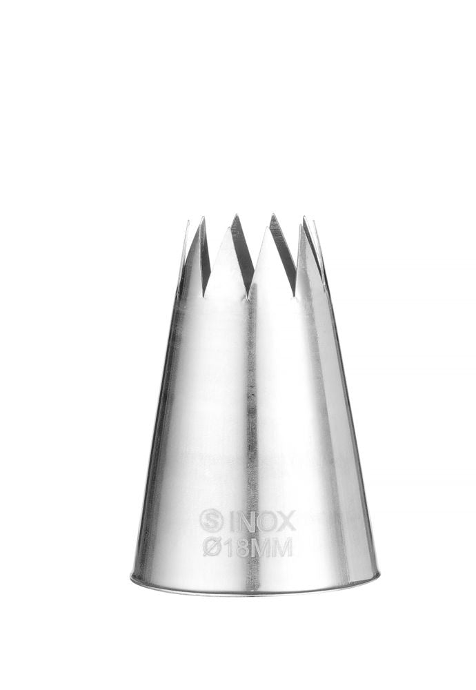 Spuitmondjes - ster, HENDI, ø6-8-10-12-14-16-18, 7 st