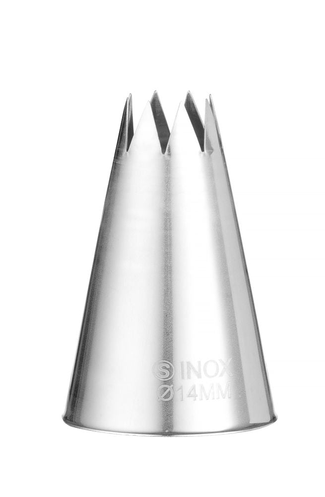 Spuitmondjes - ster, HENDI, ø6-8-10-12-14-16-18, 7 st