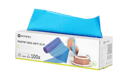 Spuitzak anti slip - 100 st., HENDI, Blauw, 100 st., 515x280mm