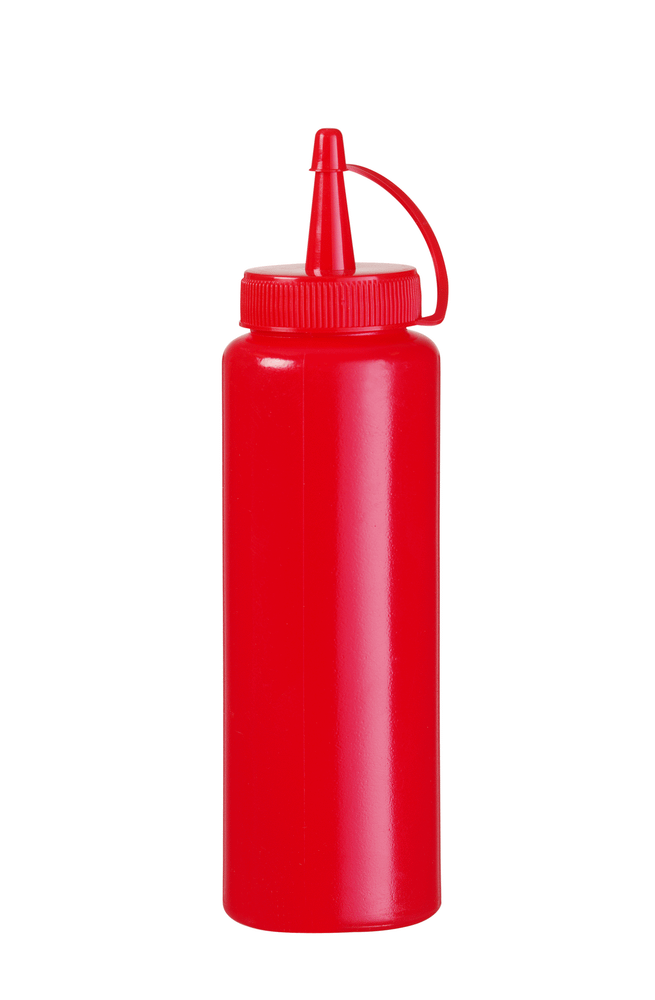Dispenser flacon, HENDI, 0,7L, Rood, ⌀70x(H)240mm