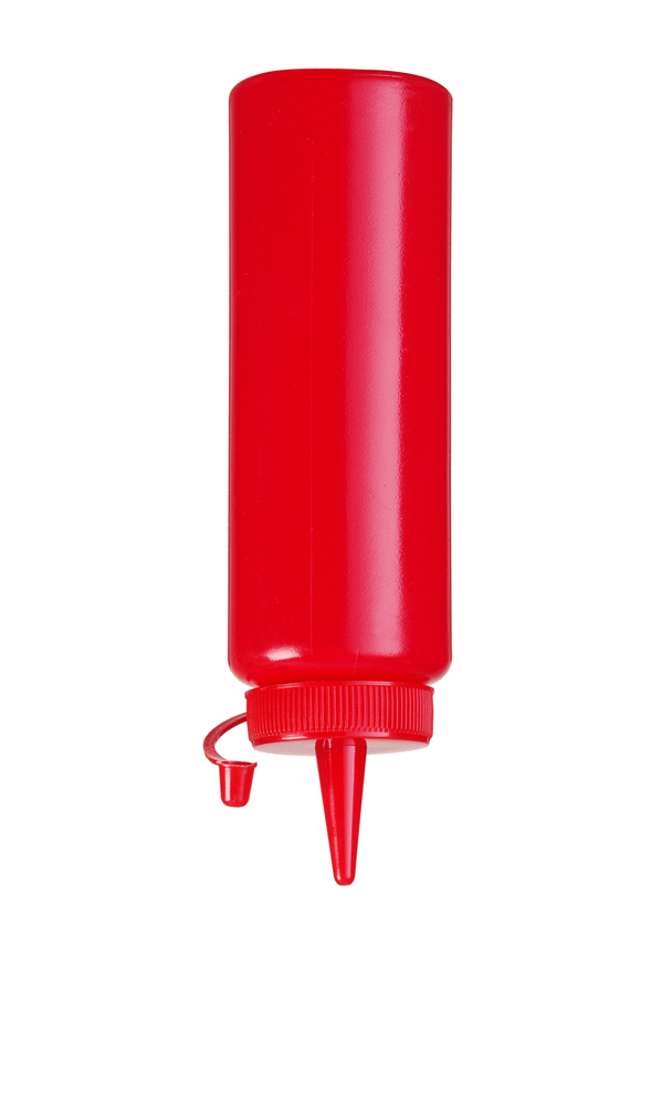Dispenser flacon, HENDI, 0,2L, Rood, ⌀50x(H)185mm