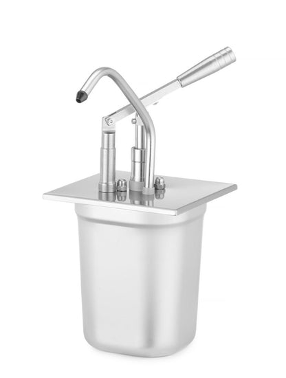 Deksel met pomp voor GN-containers, HENDI, GN 1/6, 180x165mm