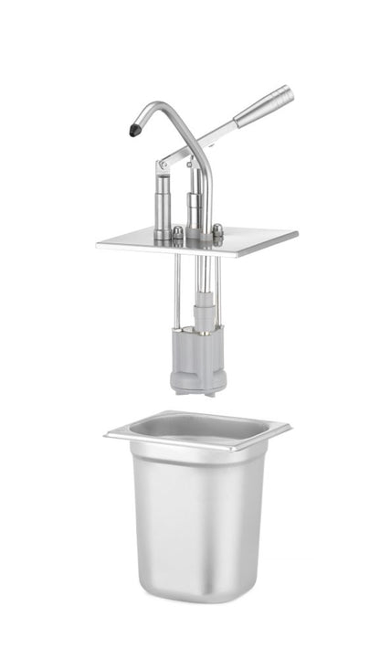 Deksel met pomp voor GN-containers, HENDI, GN 1/6, 180x165mm