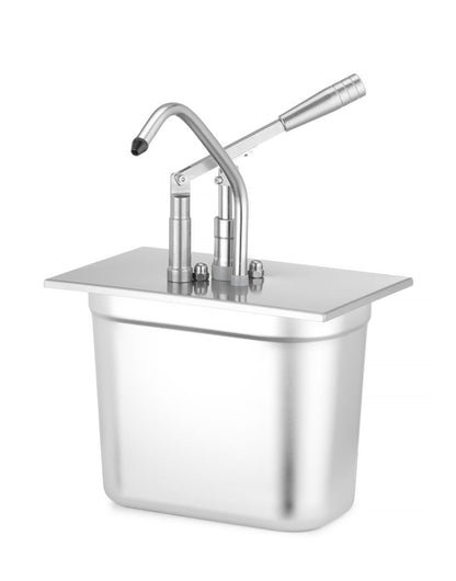 Deksel met pomp voor GN-containers, HENDI, GN 1/4, 270x165mm