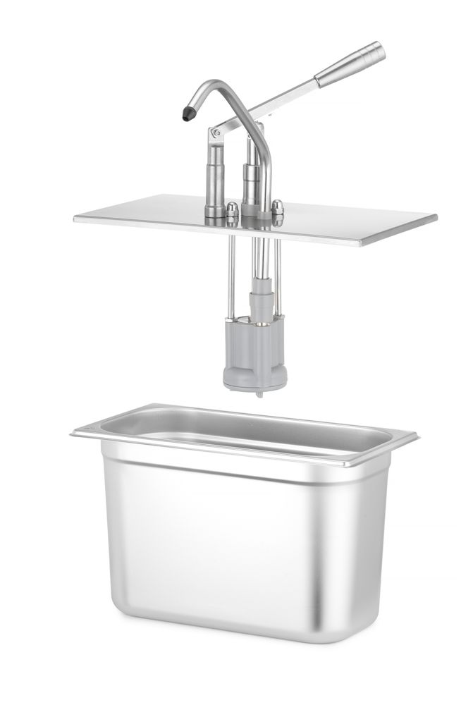 Deksel met pomp voor GN-containers, HENDI, GN 1/3, 330x180mm