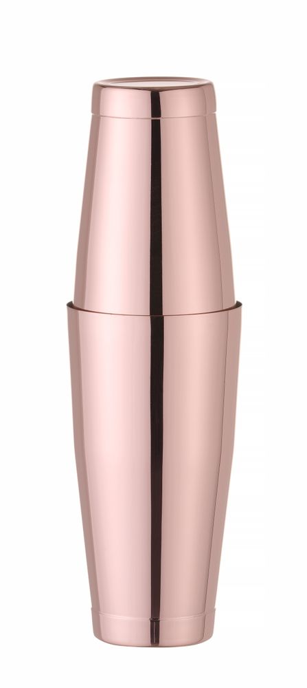 Tin-on-Tin Boston shaker, BarUp, 0,8L, Koper, ⌀90mm