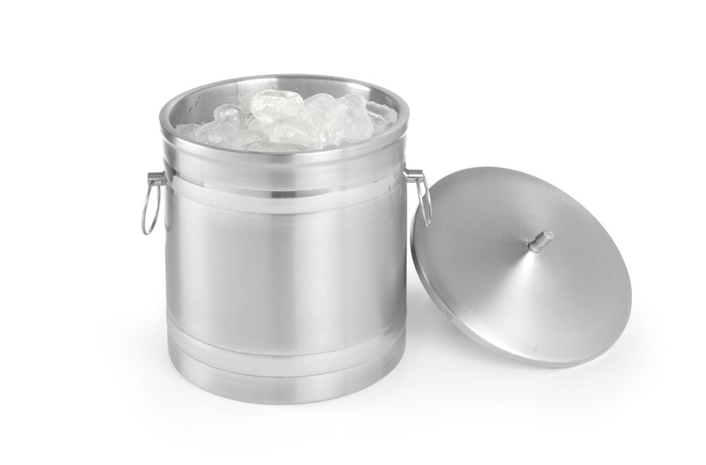 IJsemmer dubbelwandig, BarUp, 5L, Zilver, ⌀200x(H)230mm