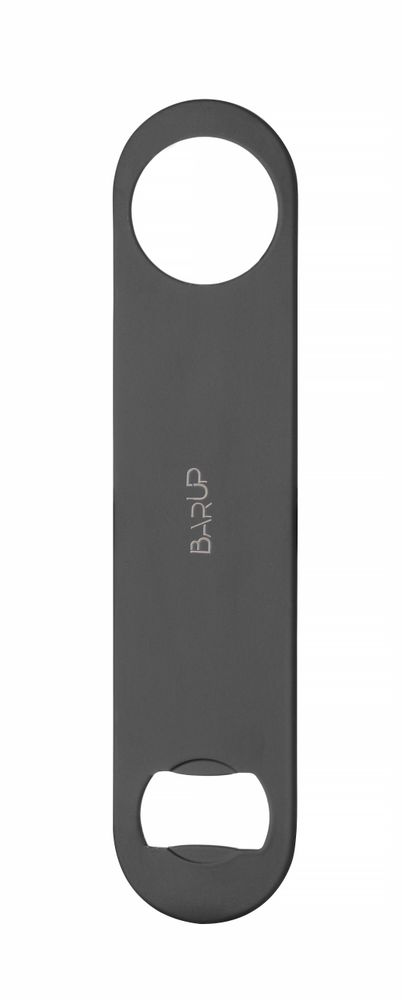 Flesopener, BarUp, Zwart, 180x40mm