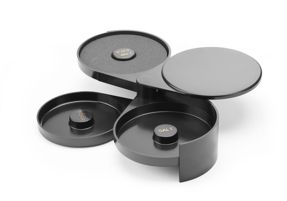 3-Laags glas rimmer, BarUp, 200x160x(H)75mm