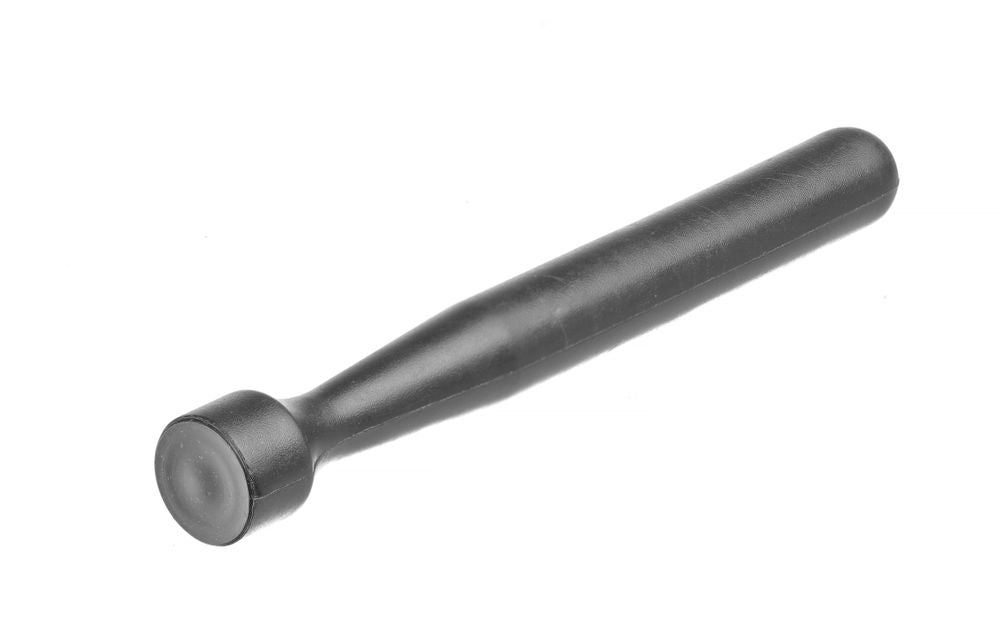 Cocktail muddler, BarUp, Gladde kop, Zwart, ⌀34x207mm