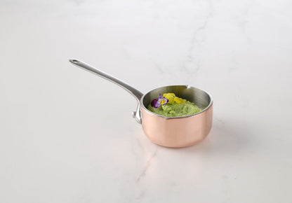 Steelpannetjes met schenktuit, HENDI, 0,05L, ⌀50x(H)30mm