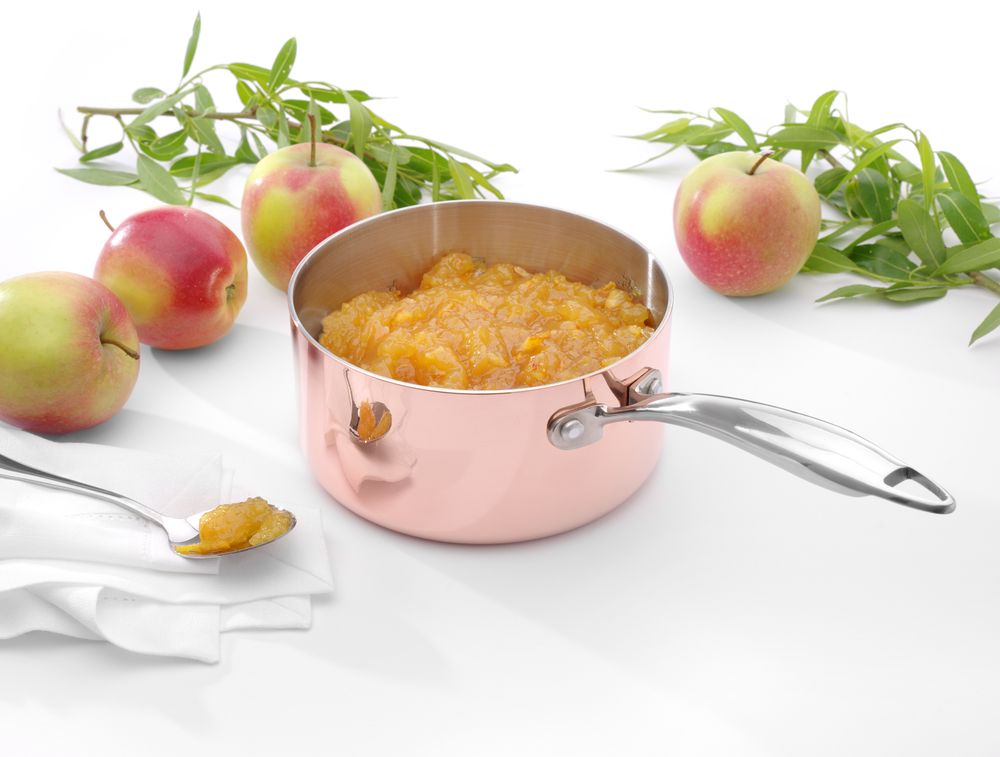 Steelpan - zonder deksel, HENDI, 1,5L, ⌀160x(H)80mm