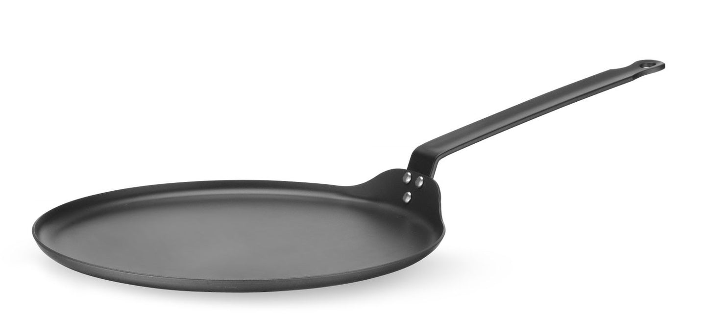 Hendi Pannenkoekenpan Carbon staal, ø280x(H)85mm, Alle warmtebronnen