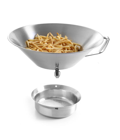 Frituurvergiet roestvaststaal, HENDI, ⌀410x(H)170mm