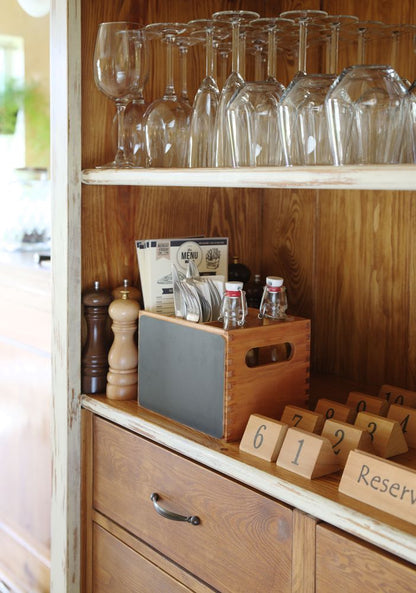 Menu en bestek kist, HENDI, 210x150x(H)150mm