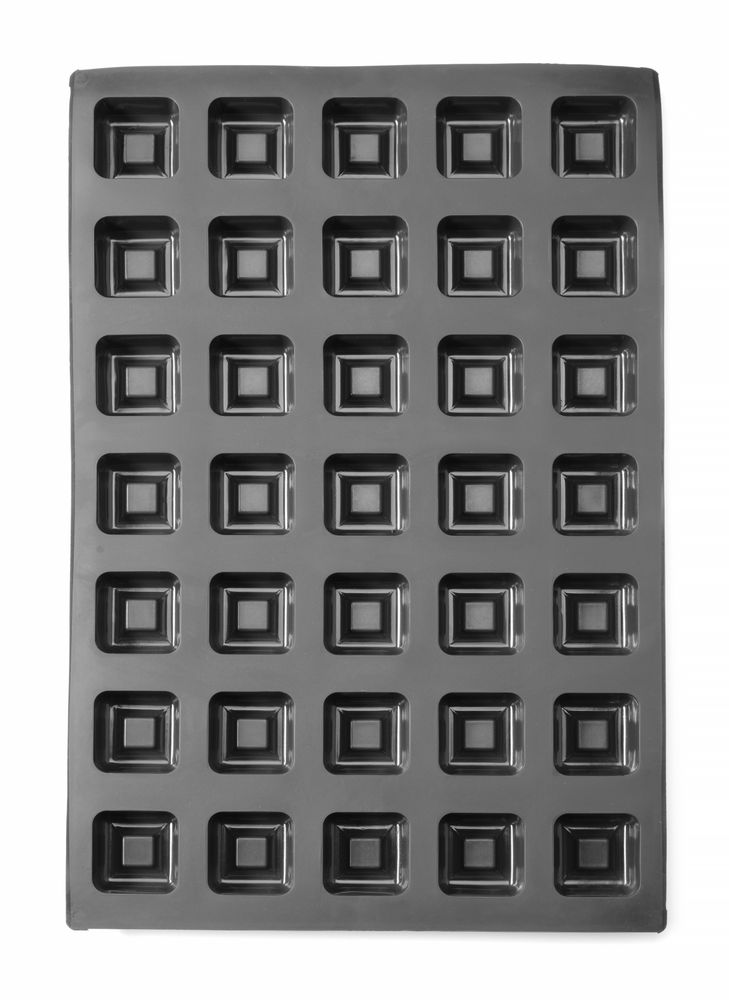 Siliconen bakvorm SQUARE, 570x375x(H)25mm, Vierkant