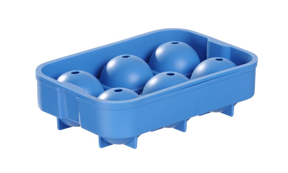 IJsblokjesvorm whisky bol, BarUp, Blauw, 180x125x(H)50mm