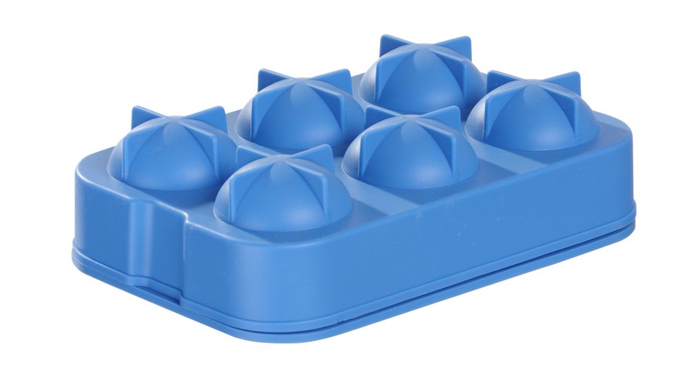 IJsblokjesvorm whisky bol, BarUp, Blauw, 180x125x(H)50mm