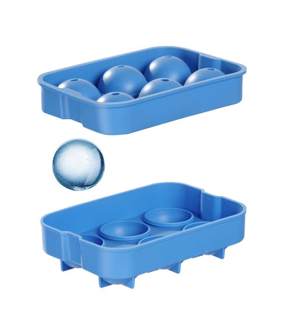 IJsblokjesvorm whisky bol, BarUp, Blauw, 180x125x(H)50mm