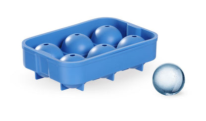 IJsblokjesvorm whisky bol, BarUp, Blauw, 180x125x(H)50mm