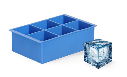 IJsblokjesvorm kubus XL, BarUp, Blauw, 170x110x(H)52mm