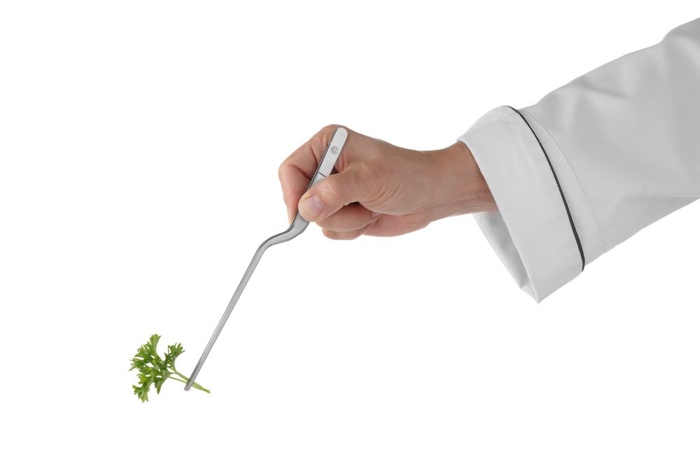 Offset pincetten, HENDI, (L)210mm