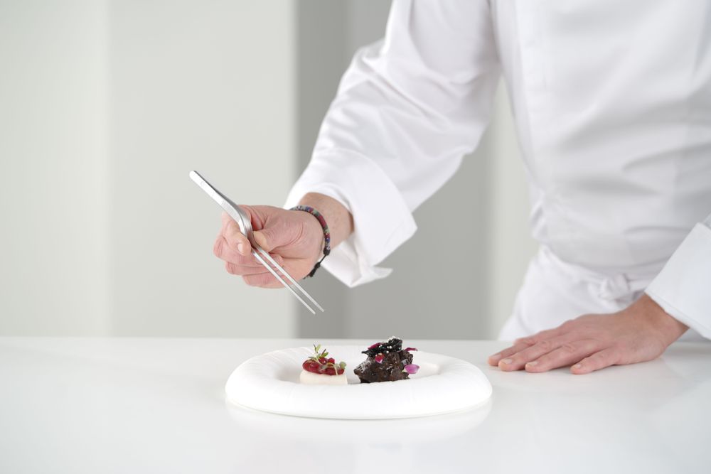 Offset pincetten, HENDI, (L)210mm