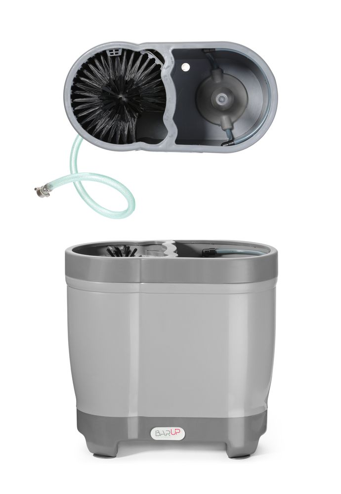 Glazen spoeler, BarUp, 370x200x(H)360mm