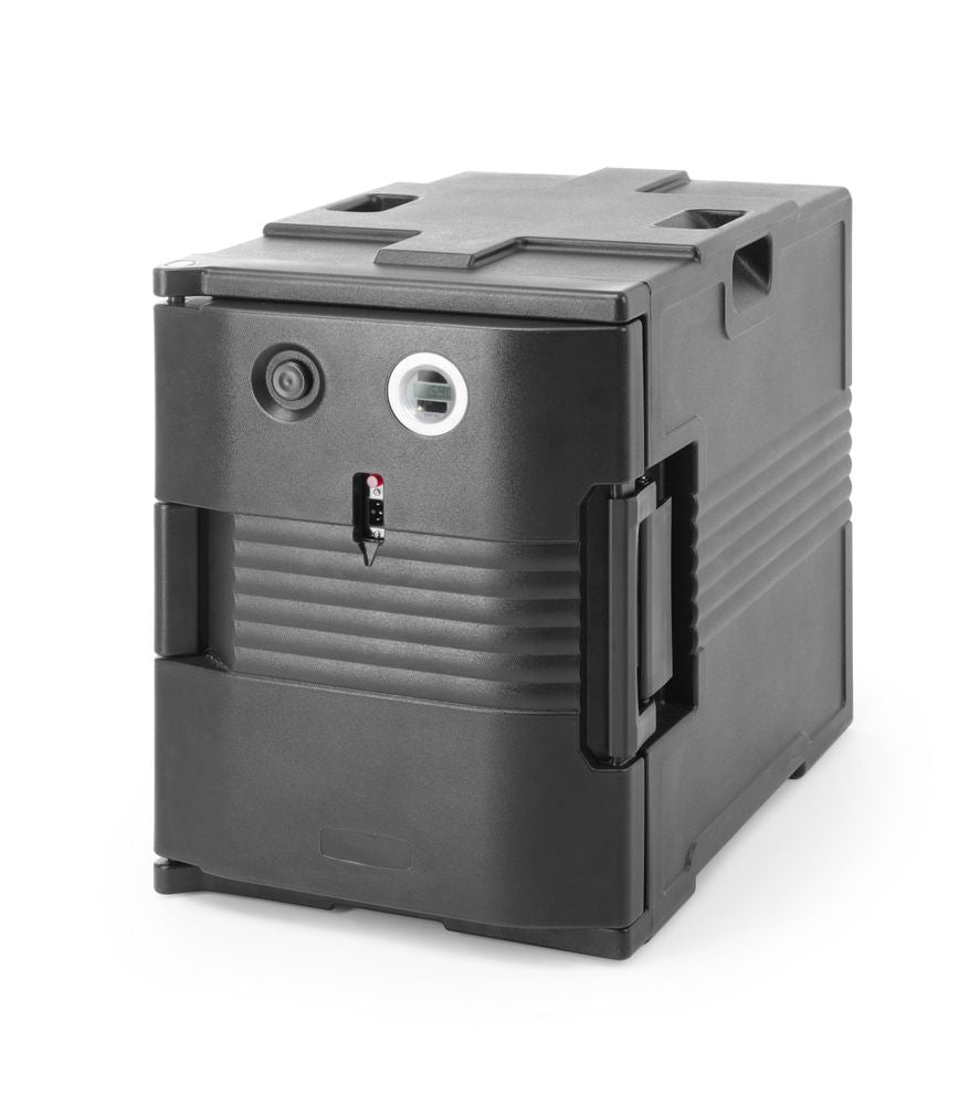 Thermo-geïsoleerde container met verwarmingsfunctie – catering, AmerBox, GN 1/1, 477x680x(H)620mm