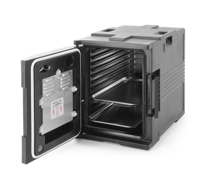 Thermo-geïsoleerde container met verwarmingsfunctie – catering, AmerBox, GN 1/1, 477x680x(H)620mm