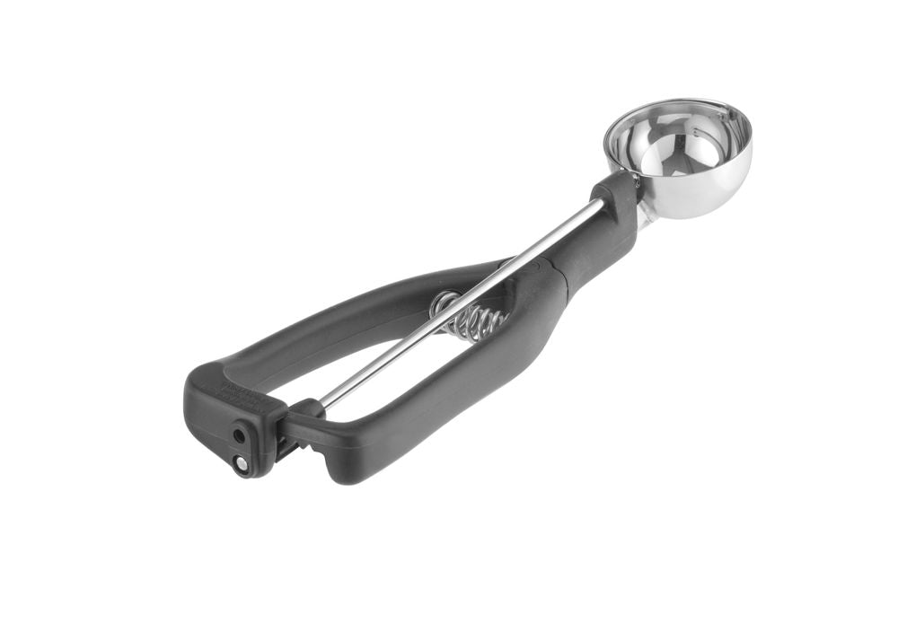 Portioneerlepel voor linkshandigen, Stöckel, 1/30, Zwart, ⌀49x(H)mm