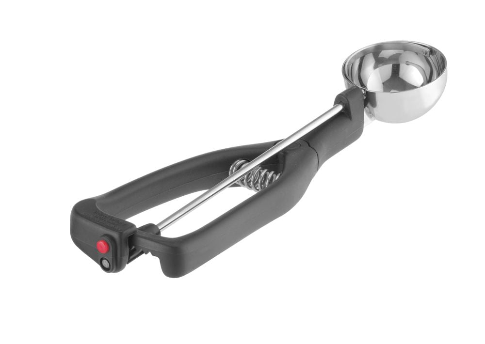 Portioneerlepel voor linkshandigen, Stöckel, 1/36, Zwart, ⌀46x(H)mm