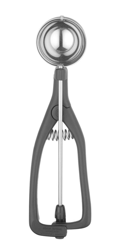 Portioneerlepel voor linkshandigen, Stöckel, 1/40, Zwart, ⌀45x(H)mm