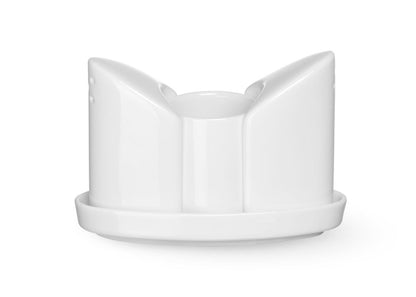 Menage porselein, HENDI, Peper, zout en tandenstoker, 125x54x(H)90mm