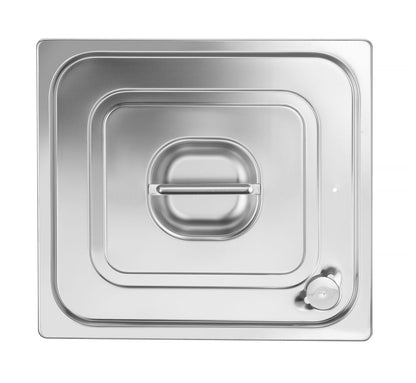 Deksel voor GN containers met siliconenrand, HENDI, Profi Line, GN 2/3, 354x325mm