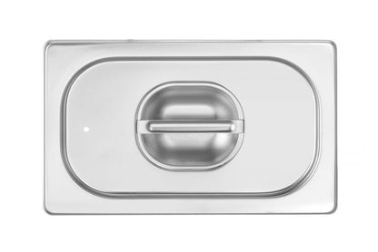 Deksel voor GN containers met siliconenrand, HENDI, Profi Line, GN 1/4, 265x162mm