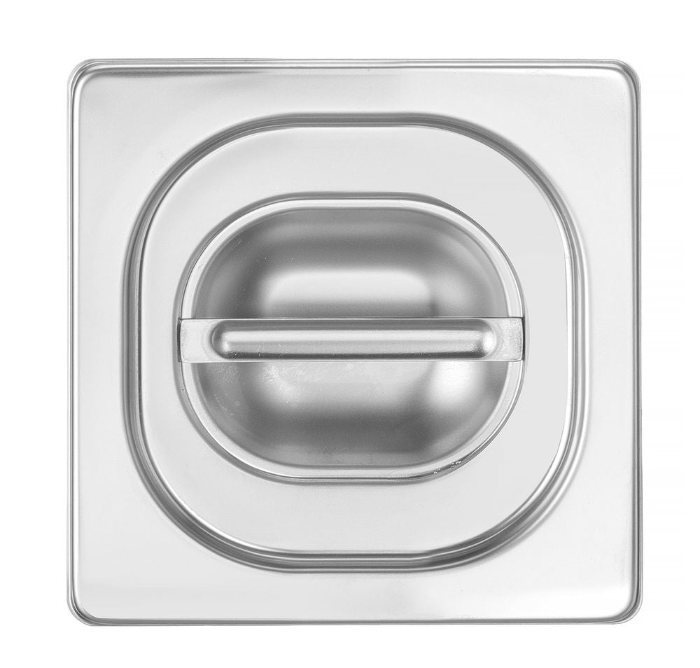 Deksel voor GN containers met siliconenrand, HENDI, Profi Line, GN 1/6, 176x162mm