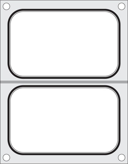 Traysealer matrix, HENDI, 2x container 178x113 mm