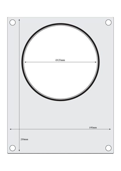 Traysealer matrix, HENDI, soepcontainer ø165 mm
