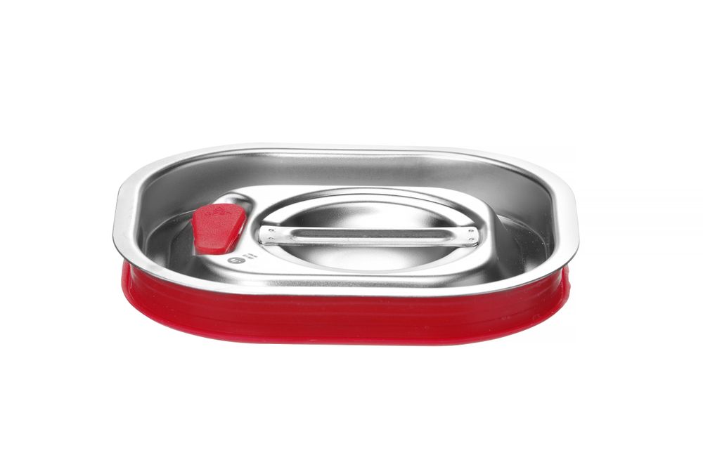 Deksel voor GN containers met siliconenrand, HENDI, Kitchen Line, GN 1/6, 156x142mm
