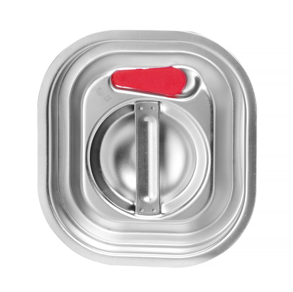 Deksel voor GN containers met siliconenrand, HENDI, Kitchen Line, GN 1/6, 156x142mm
